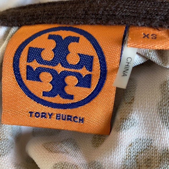 Tory Burch Darlene Leopard Tie Front Blouse - Picture 8 of 10